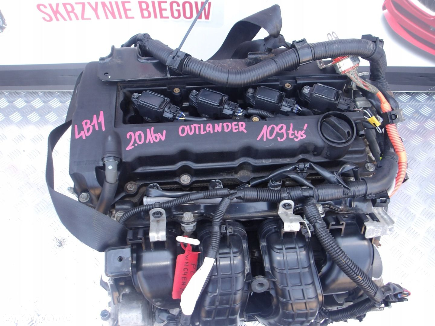 SILNIK KOMPLETNY MITSUBISHI OUTLANDER 2.0 16V PHEV 4B11 109 TYS 1 FAZA - 2