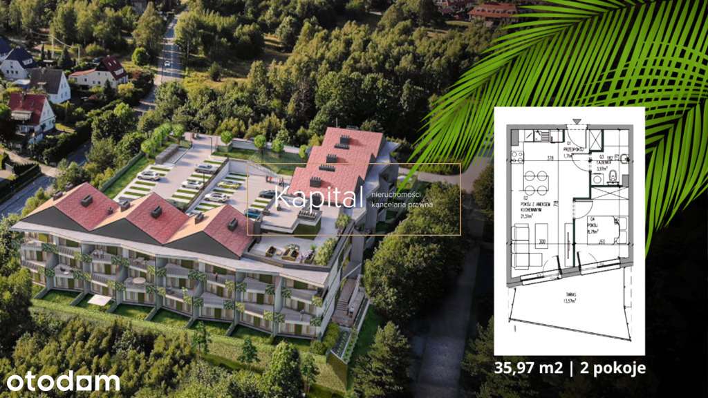 Apartament 35 m2 | Polanica-Zdrój | taras 13 m2