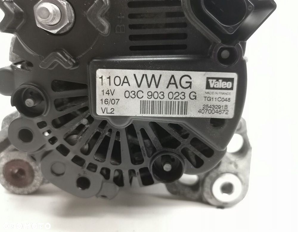 ALTERNATOR VW GOLF VI 1.4 TSI 03C903023G - 4
