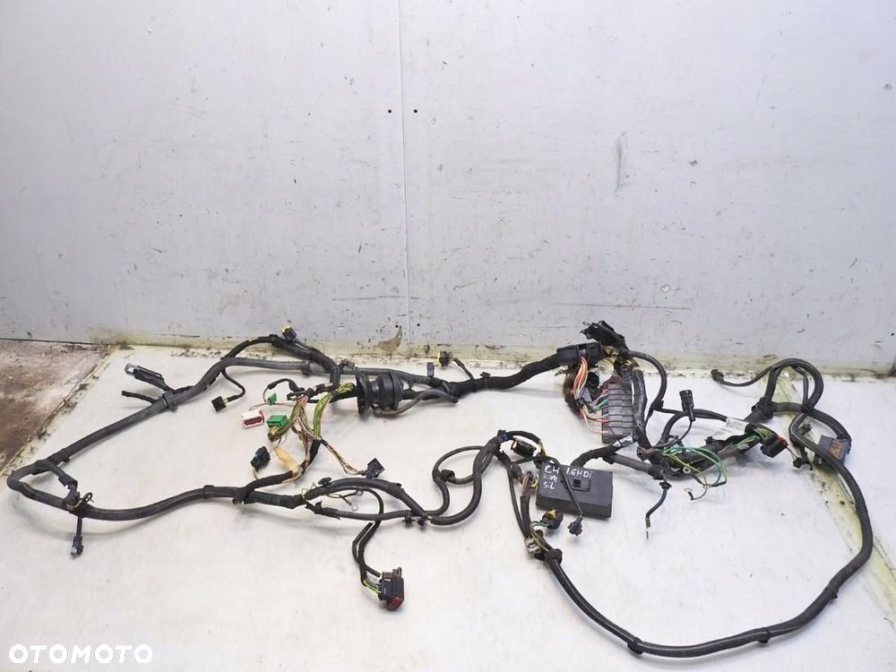 WIĄZKA INSTALACJA KOMORY SILNIKA CITROEN C4 I 1.6 HDI 9663850880 - 11