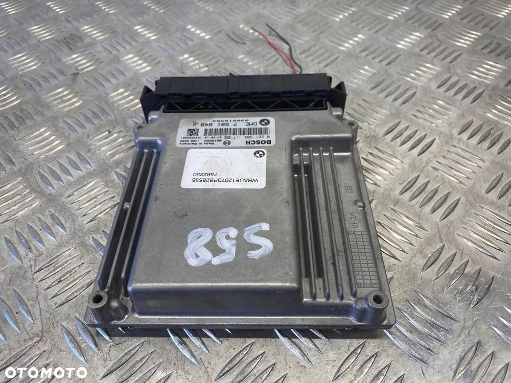 STEROWNIK MODUŁ KOMPUTER SILNIKA BMW E81 E87 E90 E60 2.0 7582220 0261S04117 - 4