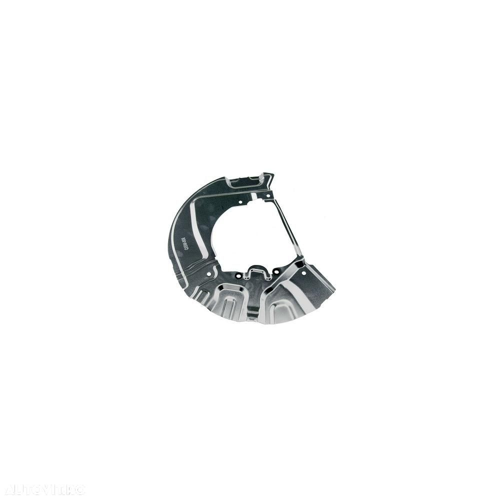 Protectie stropire disc frana Bmw Seria 5 (E60/E61), 06.2003-06.2010 Combi (Touring), fata, stanga/dreapta, aluminiu - 1