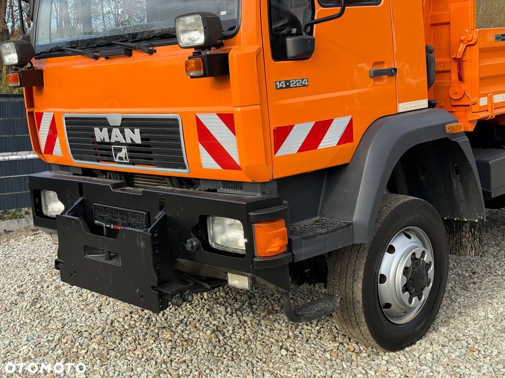MAN * MAN 14-220 * Kiper Wywrotka Meiller * 4x4 * Zimowe Utrzymanie * Unimog * - 4