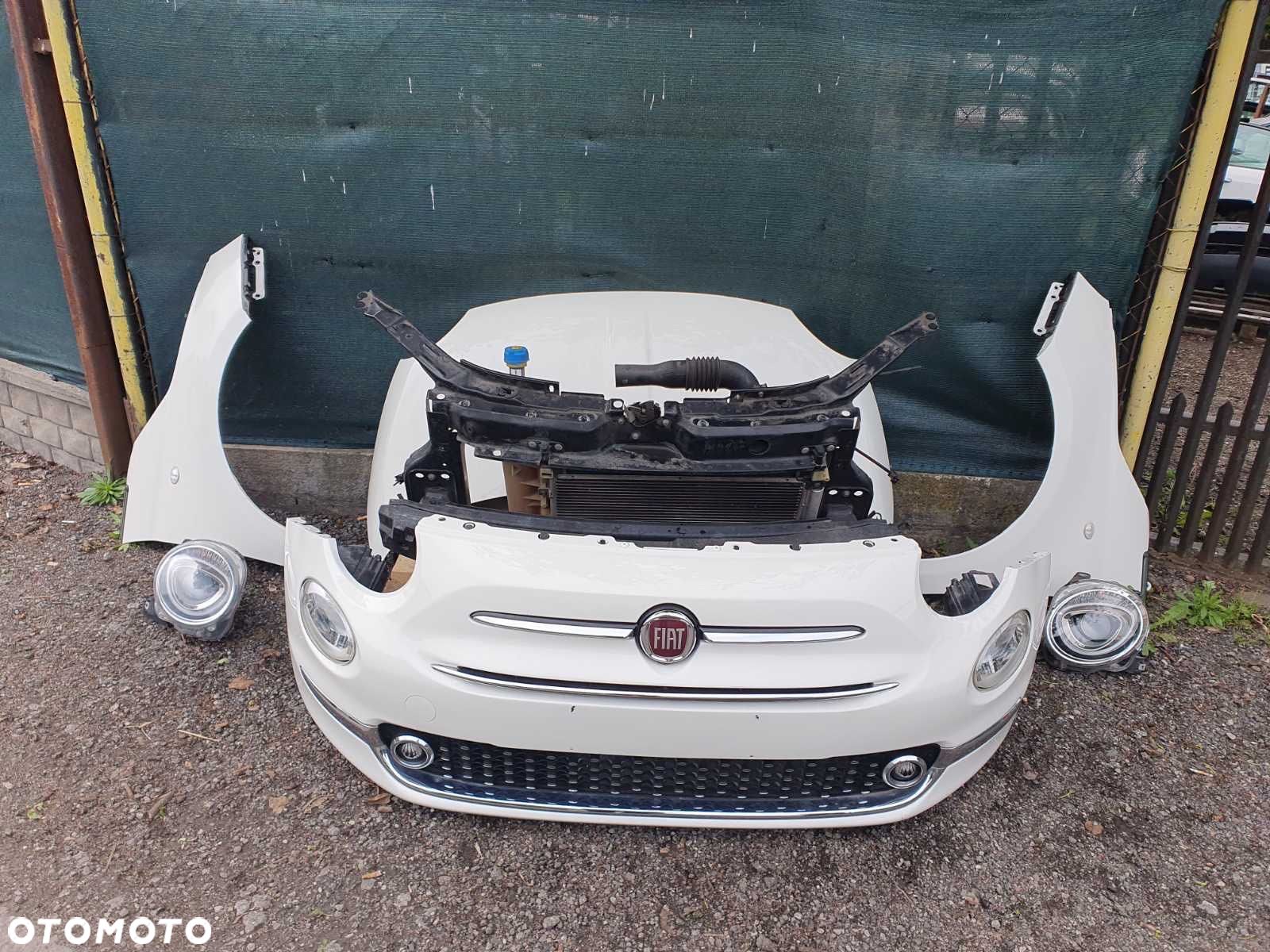 BŁOTNIK PRAWY MASKA PAS PRZEDNI FIAT 500 LIFT KOD 549/B - 1