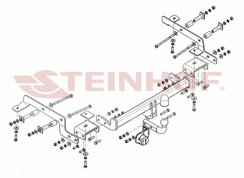 Hak Holowniczy + WIĄZKA 7PIN do Nissan NV200 (M20) Furgon od 2009 - 2