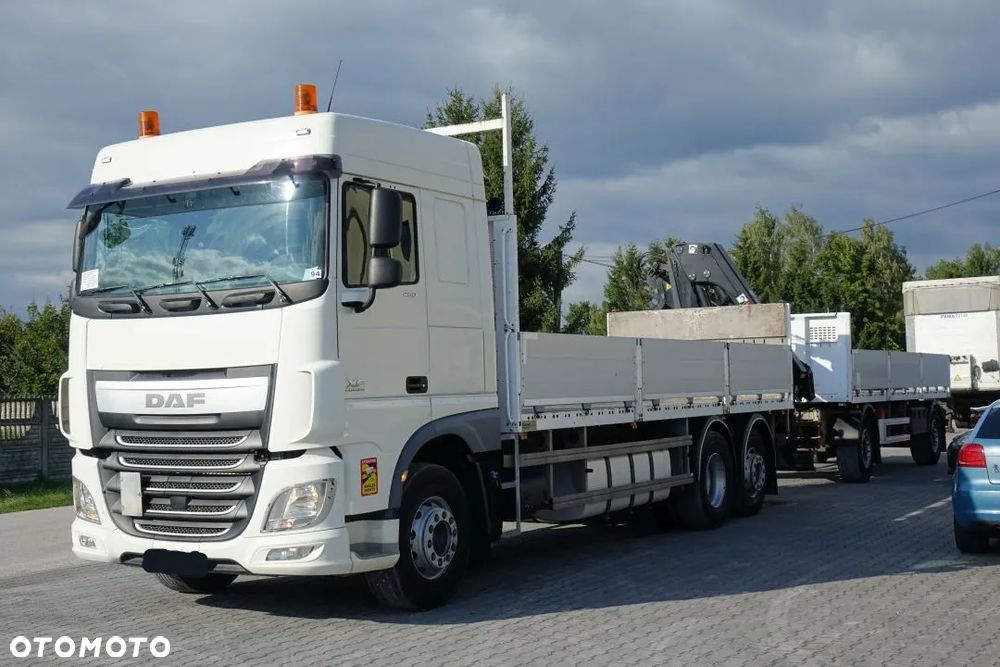 DAF XF 460 6x2 / EURO6 / AUTOMAT / INTARDER / HDS X-HIDUO 188 B-2/ ZABUDOWA SKRZYNIA BURTOWA + PRZYCZEPA LECITRAILER - 1