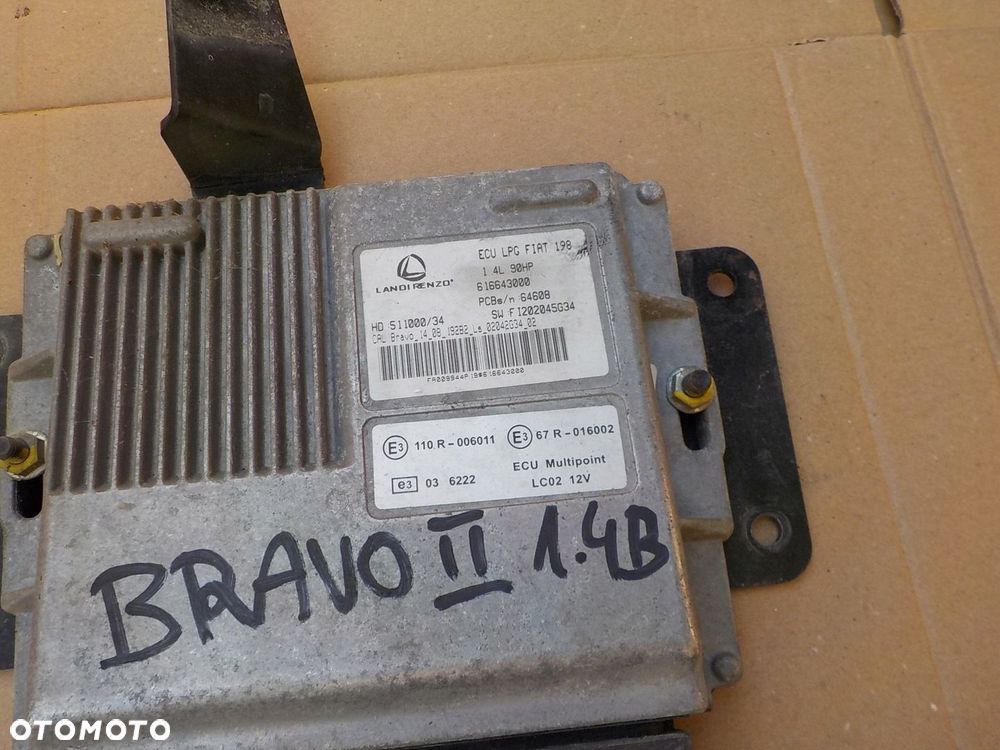 sterownik gazu lpg fiat bravo II 1,4 16v 616643000 - 2