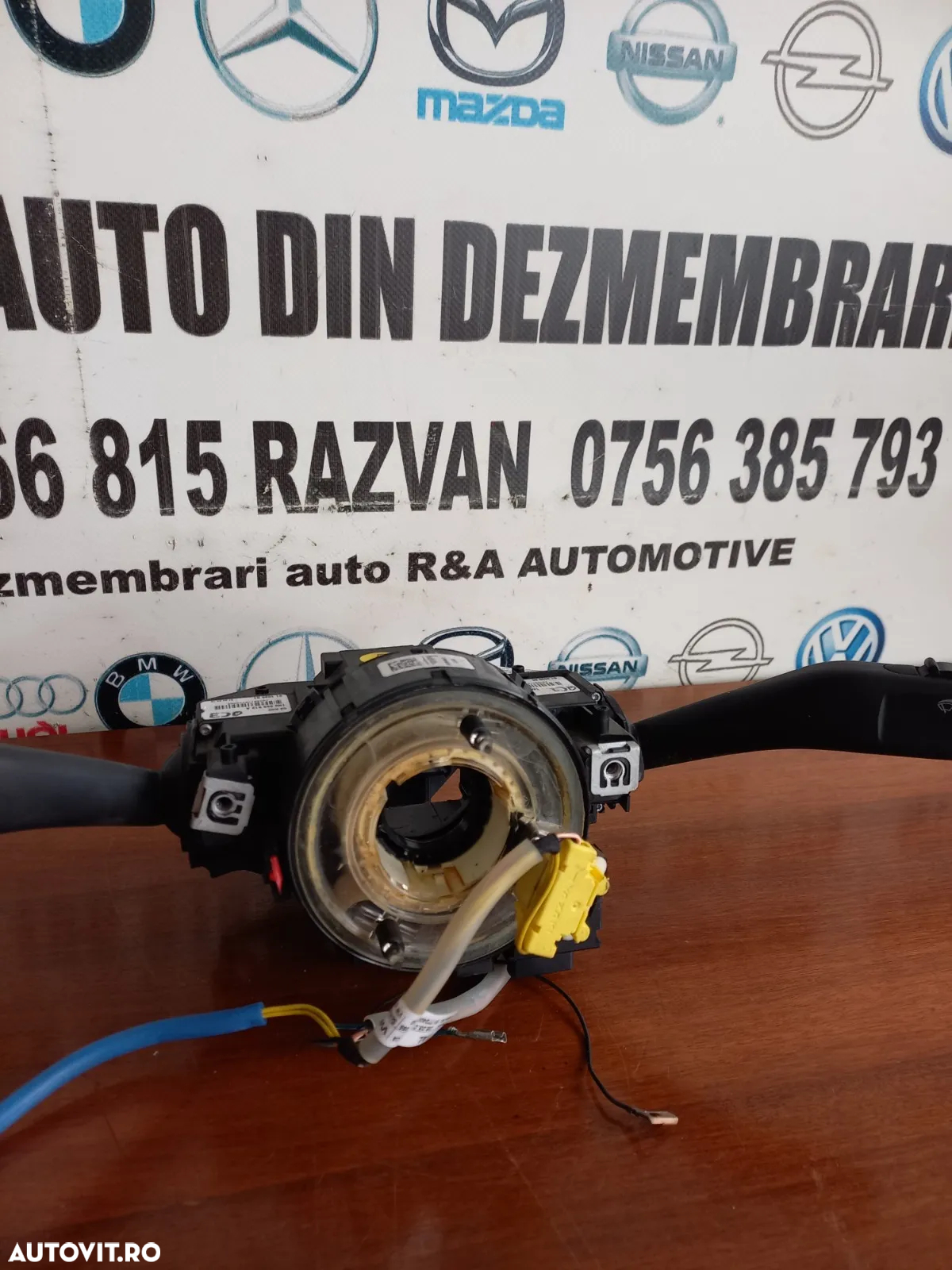 Spira Volan Airbag Maneta Semnalizare Stergatoare Tempomat Vw Golf 5 Jetta Touran Skoda Octavia Etc - 4