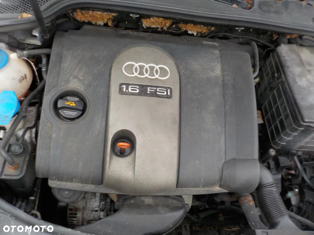VW GOLF V AUDI A3 8P 1.6 FSI SILNIK GOŁY SŁUPEK BLP - 1