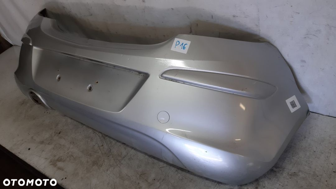 $ ZDERZAK TYŁ TYLNY DO OPEL CORSA D Z176 Z157 SREBRNY 3 D - 3