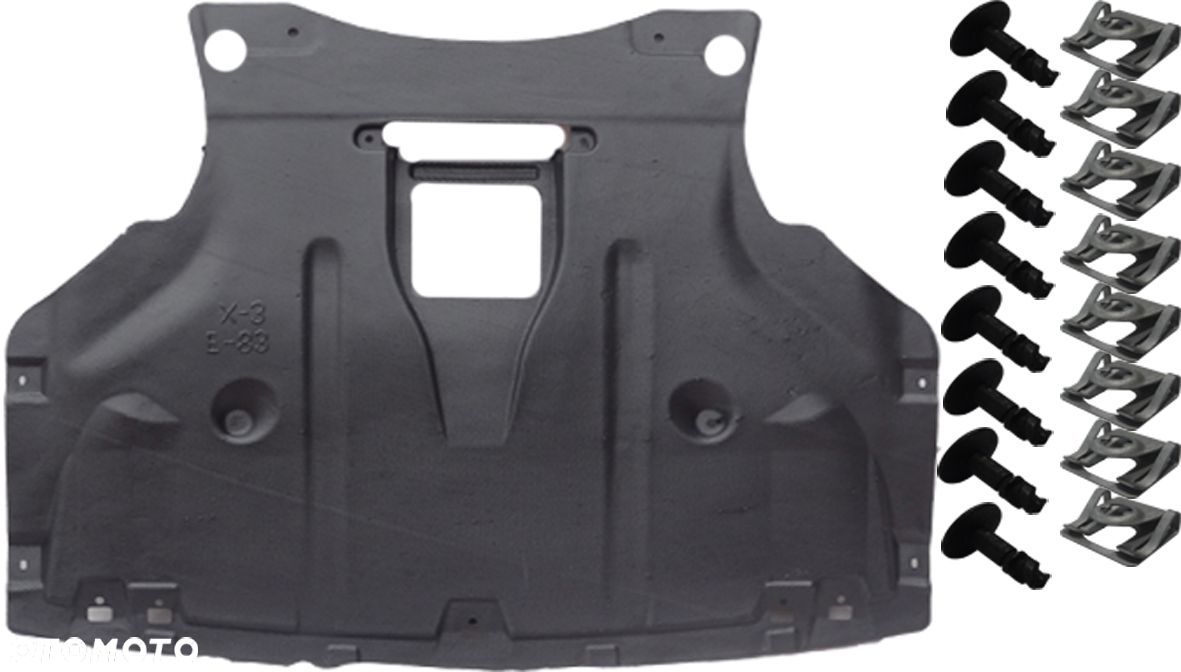 BMW X3 E83 2003-2010 Osłona silnika spinki - 1