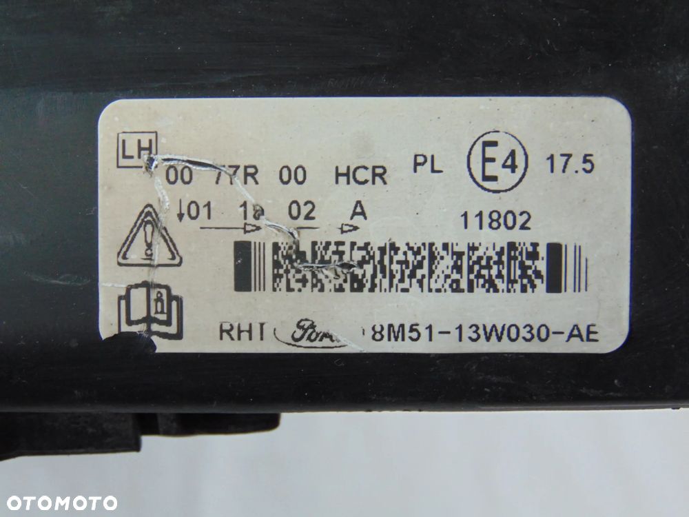 EUROPA lampa przednia przód lewa Ford Focus 2 II FL lift 08-11r - 9