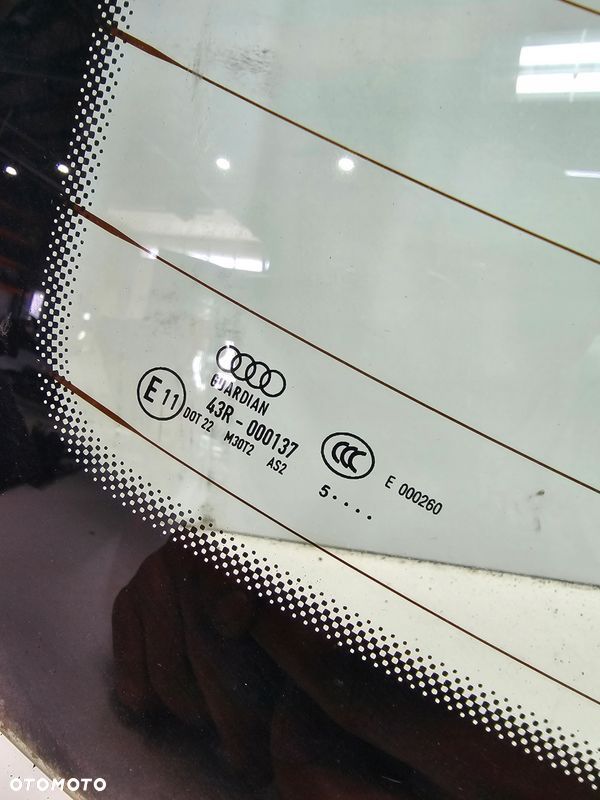 SZYBA TYLNA TYŁ AUDI A4 B9 SEDAN 8W5845501 2015R - 7