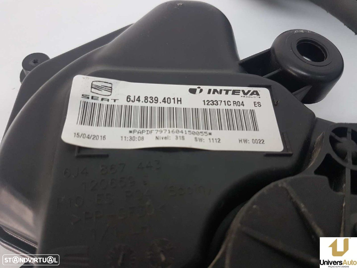 ELEVADOR TRASEIRO ESQUERDO SEAT IBIZA (6P1) FR - 3