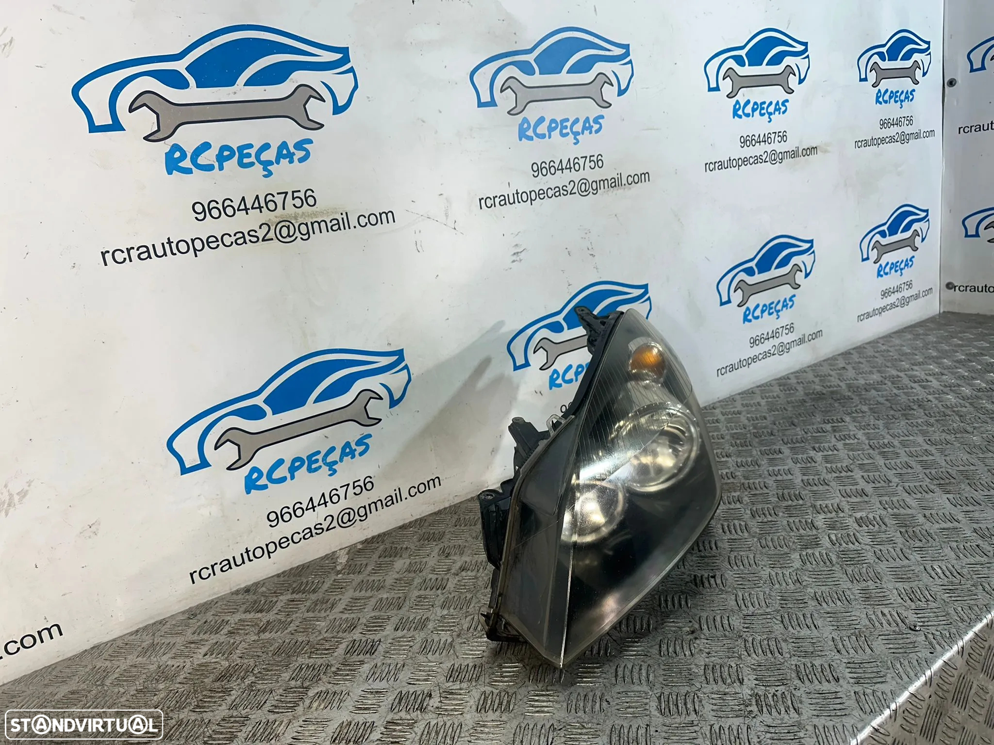 Otica Farol Frente Frontal Esquerdo Original Opel Astra H 1LG270370-03 2004 - 2010 - 3