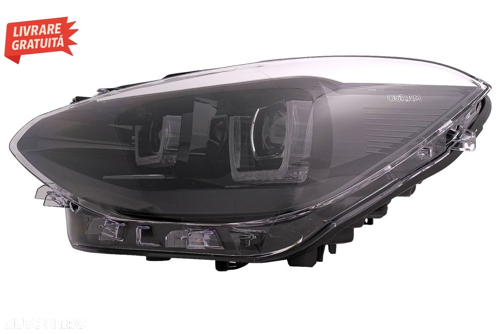 Faruri Osram LED DRL BMW 1 Series F20 F21 (06.2011-03.2015) Crom- livrare gratuita - 3