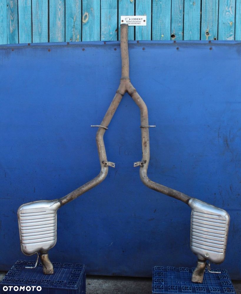 Układ wydechowy tłumiki końcowe tłumik komplet Mercedes W212 Lift Kombi 14r - 11