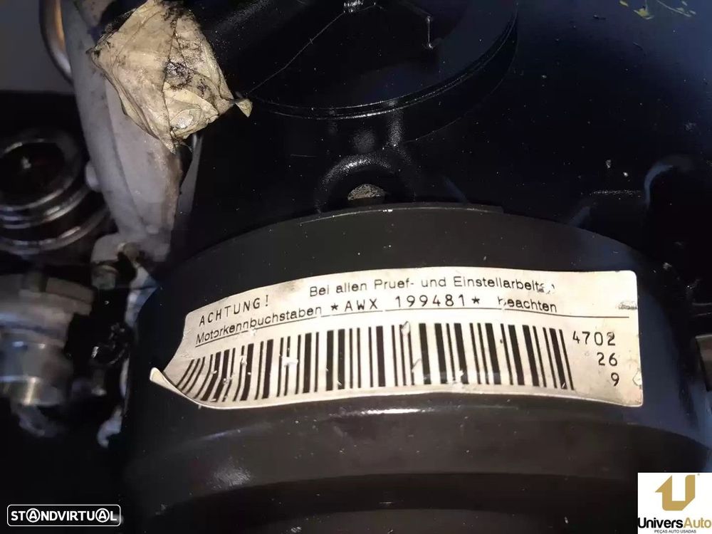 MOTOR COMPLETO AUDI A4 AVANT 2001 -AWX - 5