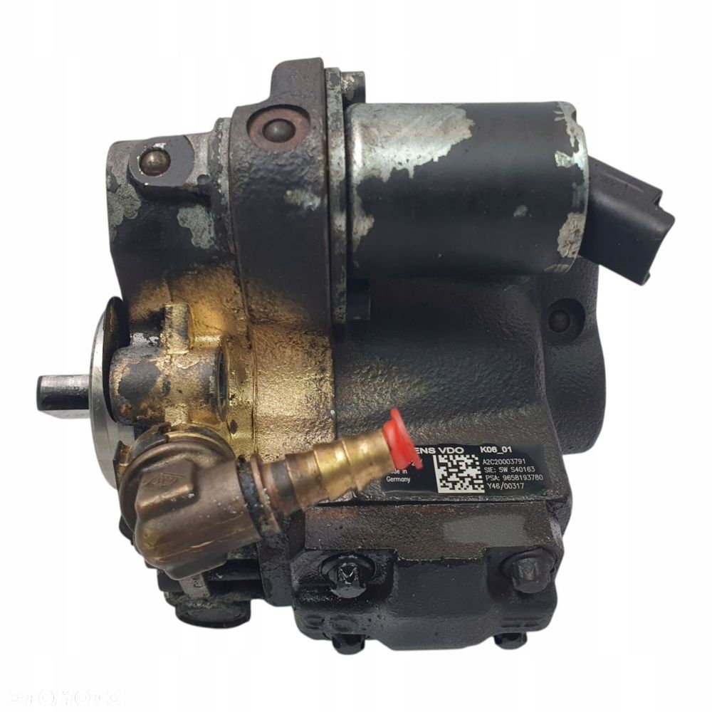 POMPA WTRYSKOWA Volvo V50 2.0 D Siemens VDO 9658193780 5WS40163 - 9