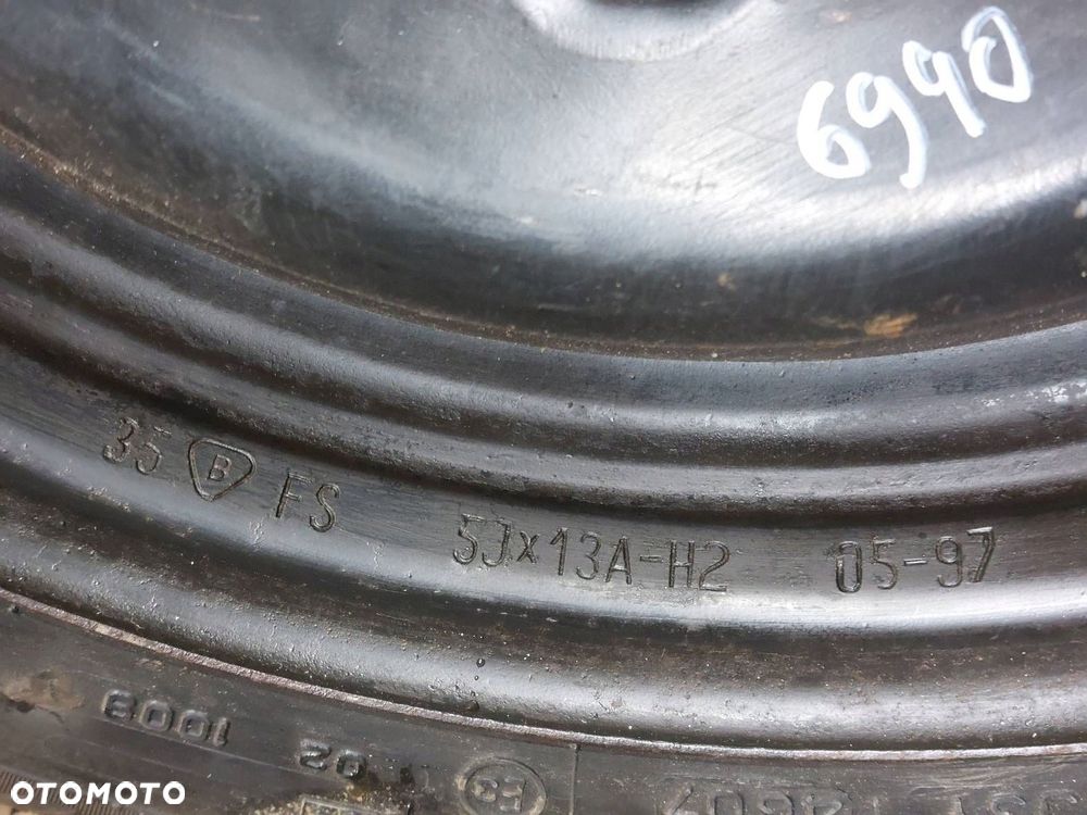 KOŁO FELGA OPONA ZAPAS 4x98 5Jx13 ET35 FI58,1 155/80R13 DAYTON FIAT - 6
