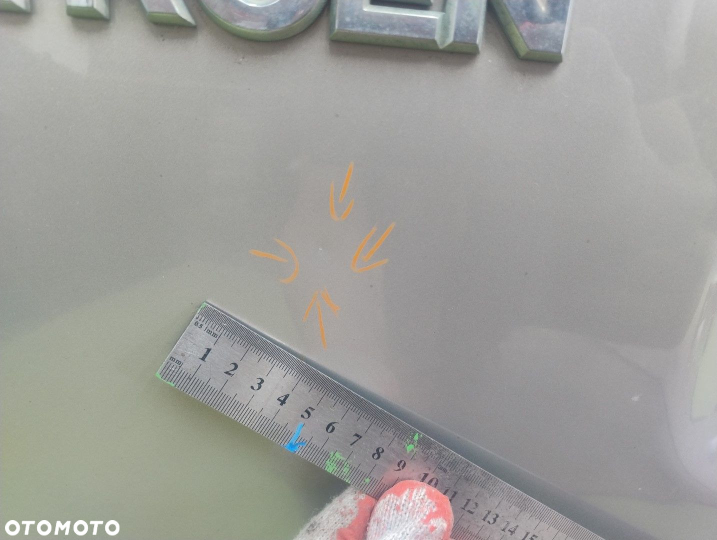 Klapa tył tylna BAGAŻNIKA CITROEN BERLINGO I 02-10 KDDC SZARA BEZ KOROZJI - 8