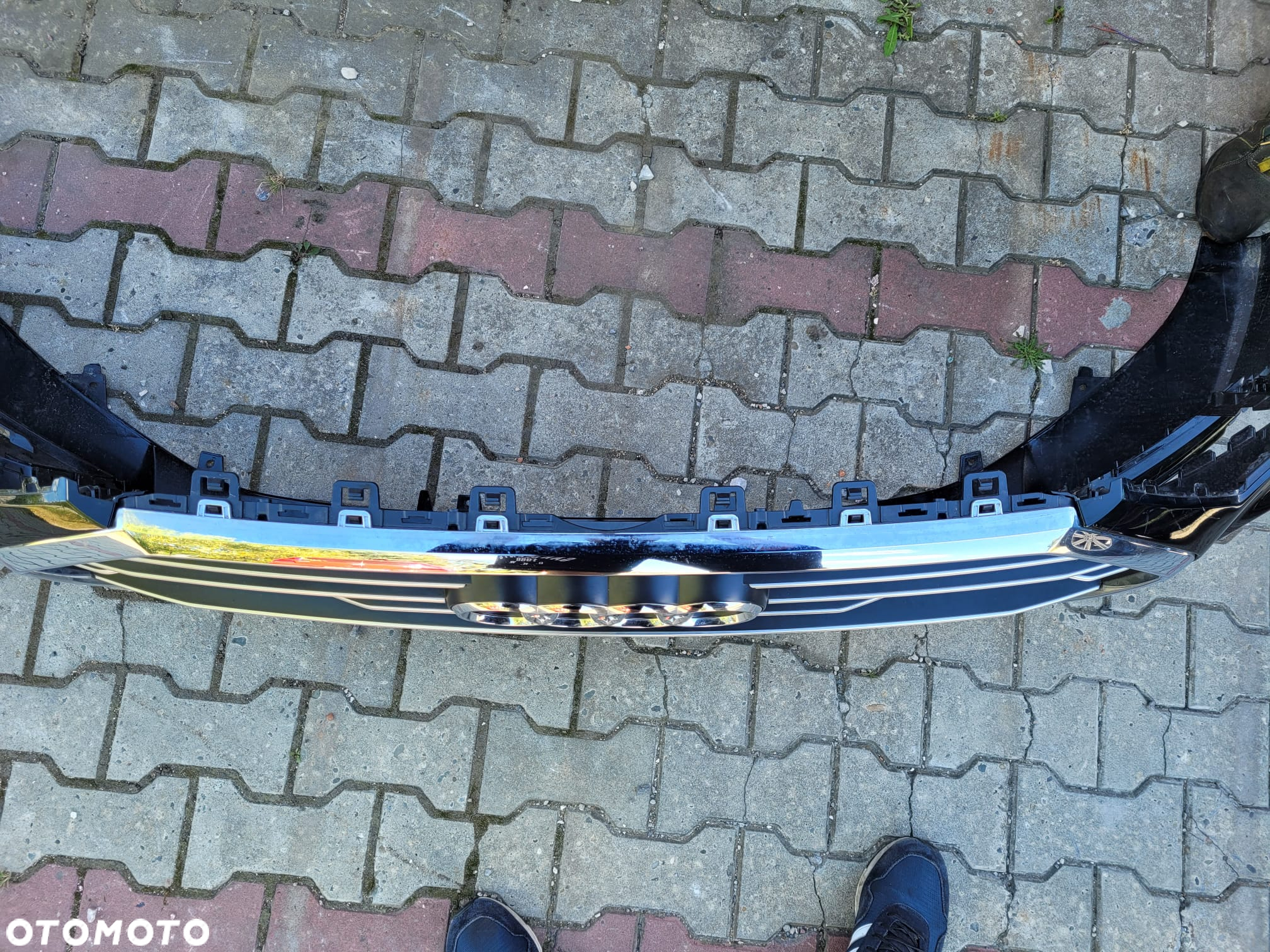 Zderzak przód przedni Audi A6 C8 S line 4k0807437C RADAR - 5