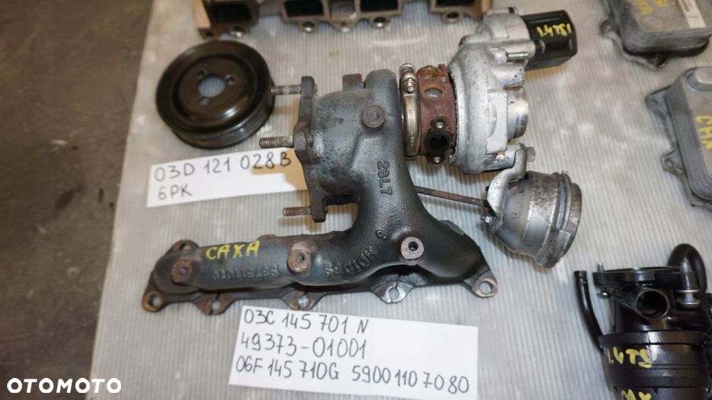 RURA WĄŻ WODY TURBINY VW GOLF V VI 1.4 TSI - 12