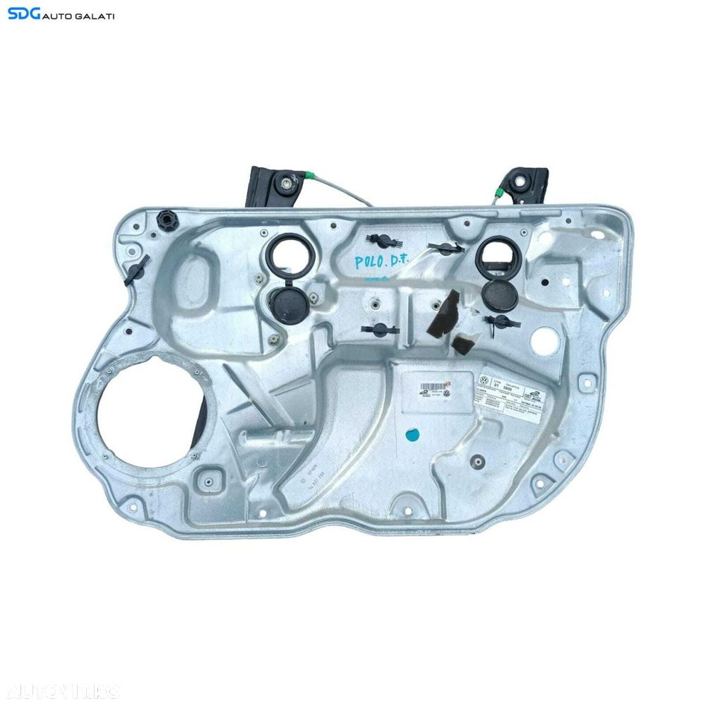 Macara Electrica pentru Geam Sticla Usa Portiera Dreapta Fata Volkswagen Polo 9N 9N2 2002 - 2008 Cod W06Q4837402K [M9413] - 3