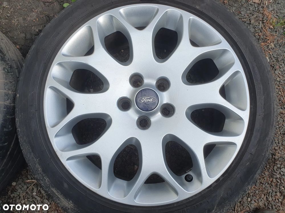 FORD FOCUS KUGA MONDEO FELGI ALUMINIOWE R17 7J 5X108 ET50 8M5J-1007-AA OPONY LETNIE - 5