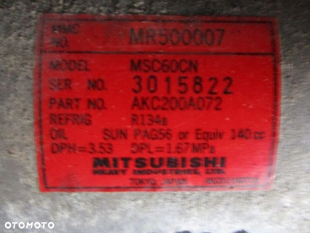 Sprężarka klimy Mitsubishi Carisma lift 1.8 GDI - 3