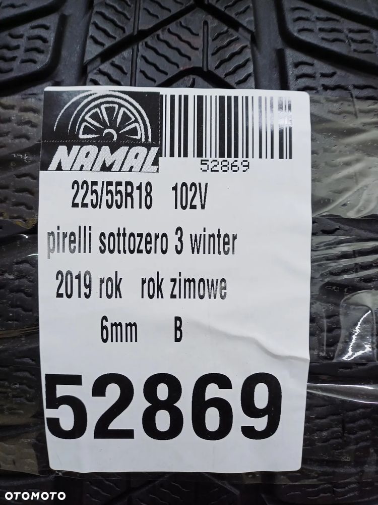 zimowa Pirelli Winter SottoZero 3 225/55R18 6mm opona pojedyncza 52869 - 9