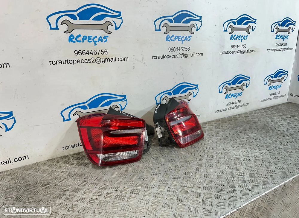 .Farolins Tras Traseiros Esquerdo Direito Originais BMW Serie 1 F20 5 portas F21 2 portas 2011 - 2019 - 3