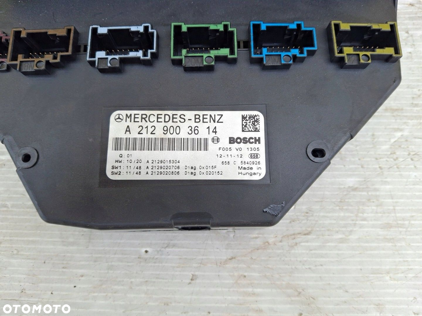 MercedesE KLASA C207 W207 MODUŁ STEROWNIK SAM 2129003614 - 6