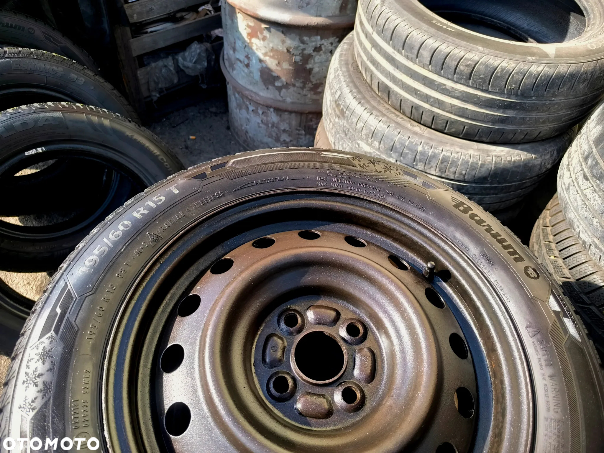 4x100 Felgi Stalowe Stal 15 Koła Zimowe Zima TOYOTA COROLLA E12 YARIS II 2 SUZUKI SWIFT MAZDA 323 DEMIO KIA RIO 3 III HYUNDAI I20 II 2 ACCENT BAYON - 5