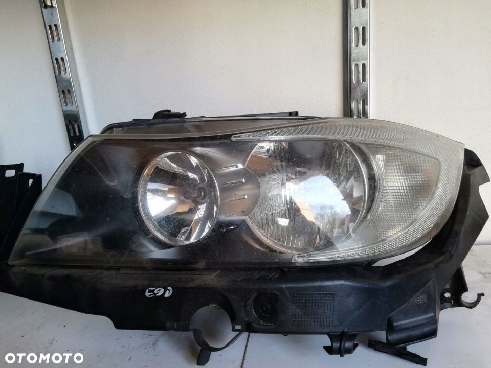 Lampa Lewa Przednia BMW E90 Anglik H7