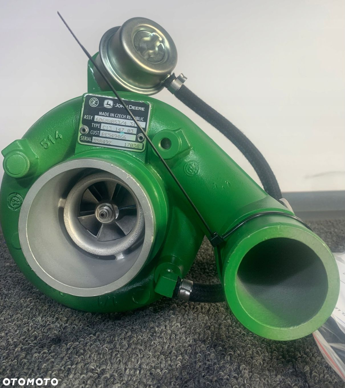 Turbosprężarka John Deere RE549466 RABAT500złOPIS - 4