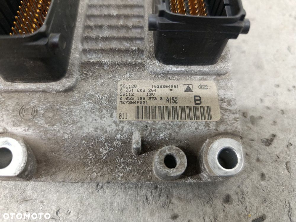 KOMPUTER, STEROWNIK FIAT STILO 0055195273  0261208204 1.4 16V - 3