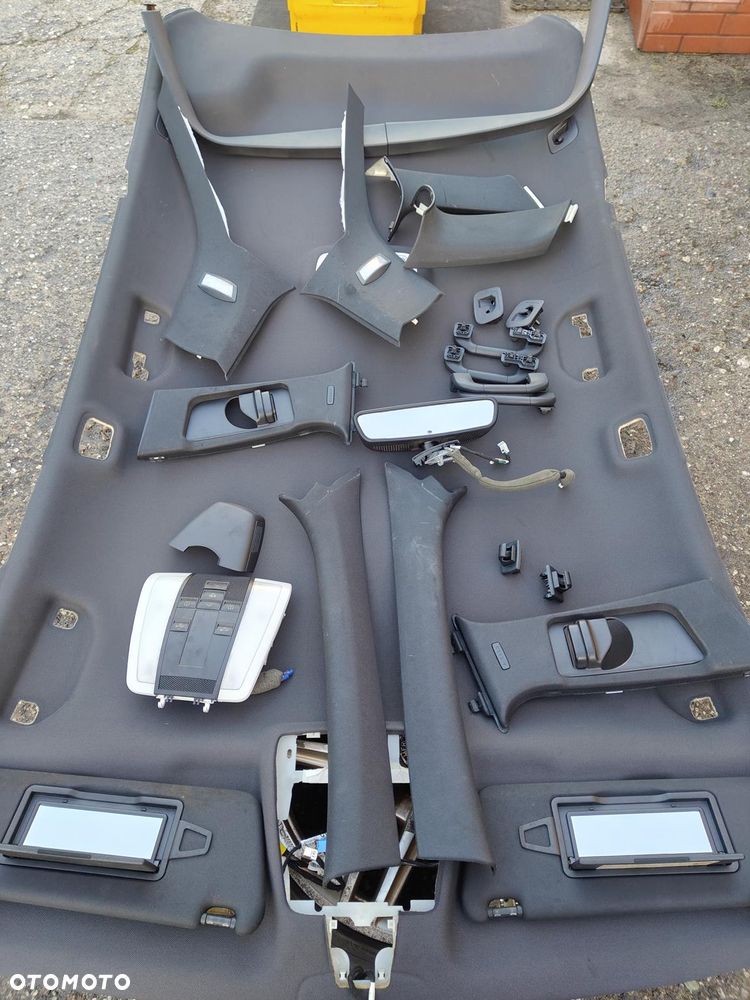 MERCEDES W204 Kombi Podsufitka SUFIT SUFITÓWKA Czarna AMG Komplet - 12