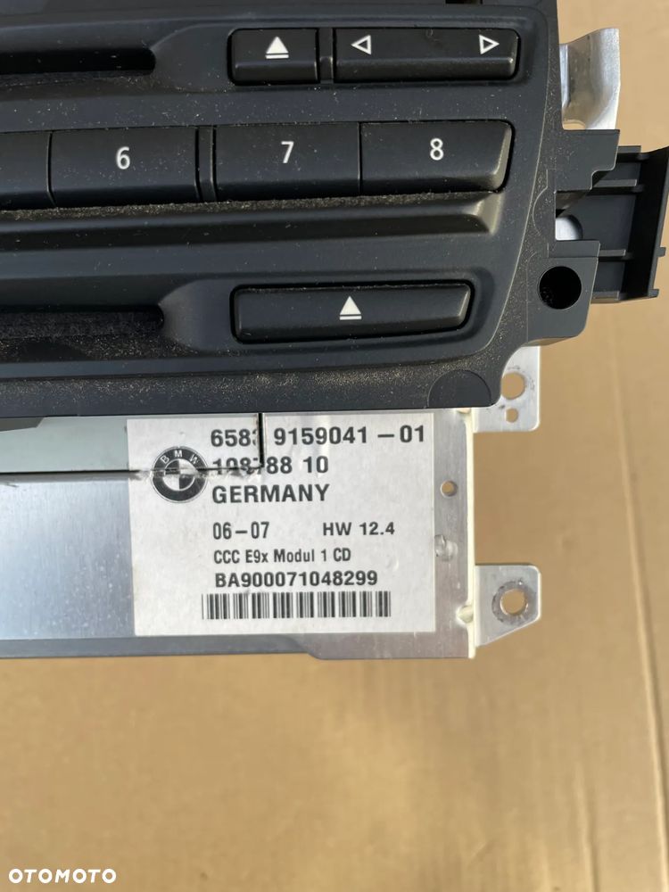 bmw e90 e91 e92 radio dvd ccc nawigacja + panel sprawne gwarancja