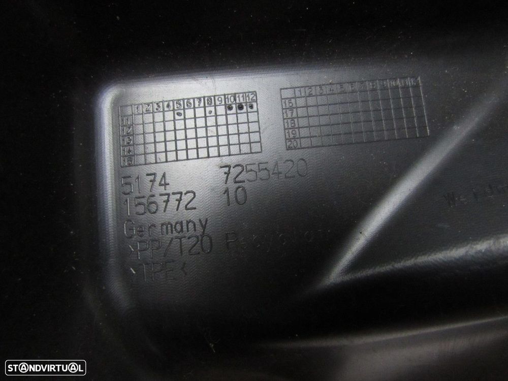 Conduta de ar do Radiador Auxiliar Direito Seminovo/ Original BMW 3 (F30, F80)/B... - 3