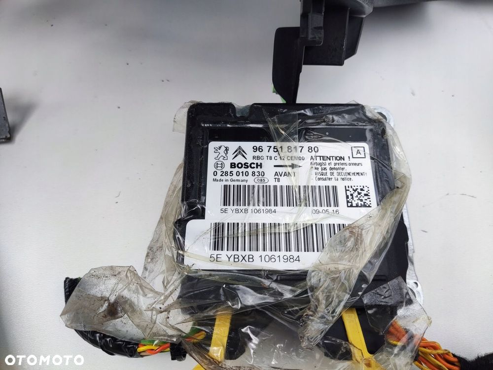 DESKA KONSOLA PODUSZKA PODUSZKI AIR-BAG PASY PEUGEOT 5008 I 2013-2016 LIFT - 6