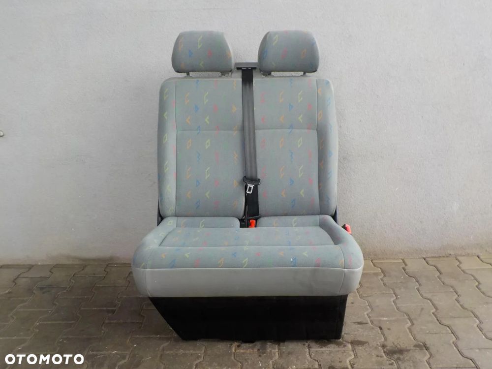 VW T5 FOTEL PODWÓJNY PASAŻERA PRZÓD DWÓJKA INKA - 2