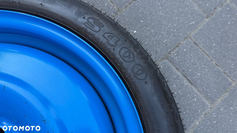 Koło dojazdowe r16 4x114.3 ET44 125/70 Epica Opel Chevrolet dojazdówka felga - 4