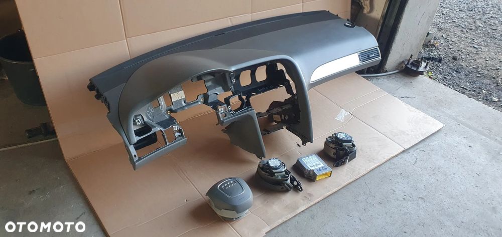 Konsola poduszki pasy AIRBAG  sensor zestaw naprawczy Audi A6 C6 Szara - 3