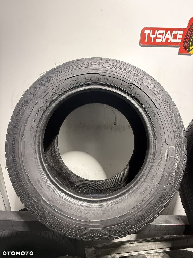 Opony dostawcze 215/65R16C Continental VanContact 2szt #L221 używane - 4