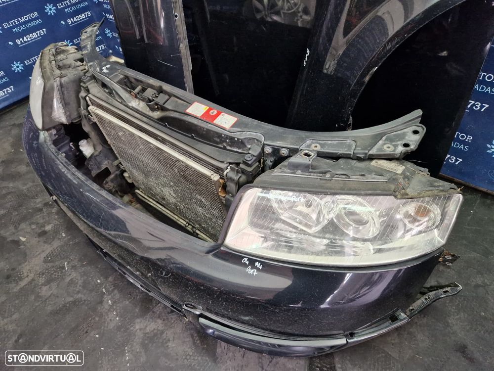 Frente completa usada AUDI A4 B6 3.0 V6 S-LINE capot parachoques guardalamas oticas radiadores - 6