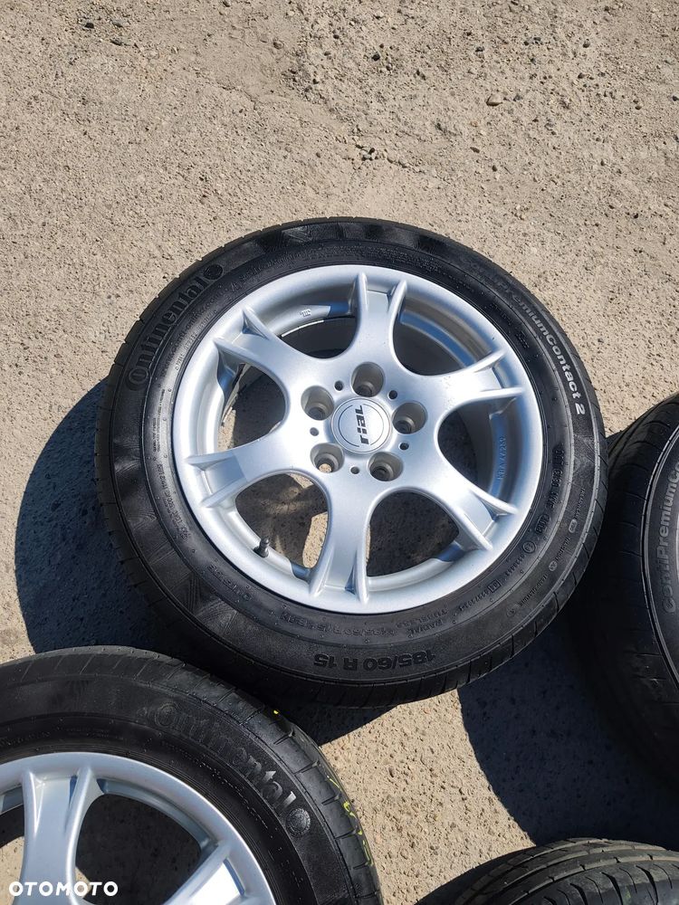 5x110 Felgi Aluminiowe Alufelgi 15 Koła Letnie Lato OPEL MERIVA I A CORSA C III COMBO 3 C 6,5mm Legnica ALU-RAD 185/60 - 7