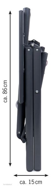Krzesło McCamping Ischia Young 120 kg 7 pozycji aluminium 3,8 kg - 5