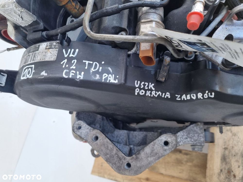 SILNIK KOMPLET Skoda Fabia II 1.2 TDI 75KM CFW CFWA - 8