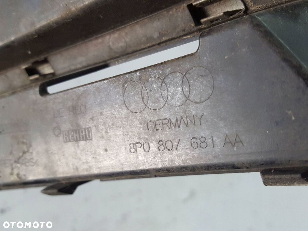 AUDI A3 8P LIFT KRATKA ZDERZAKA LEWA 8P0807681AA - 4